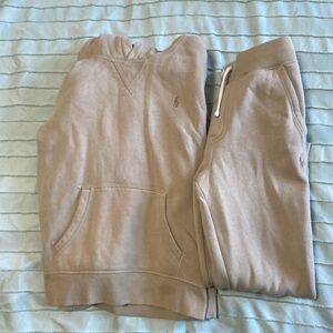 Tan polo Ralph Lauren sweatsuit boys size 6 great condition